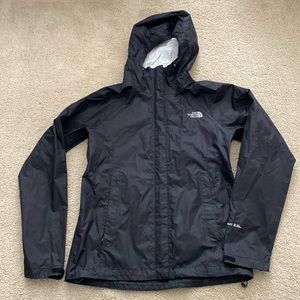 North Face Black Alta Vista Rain Jacket